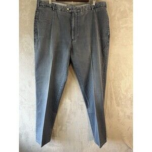 Peter Millar‎ Chino Pants Men's 40 X 33 Blue Pima Cotton Factory Fading Tapered